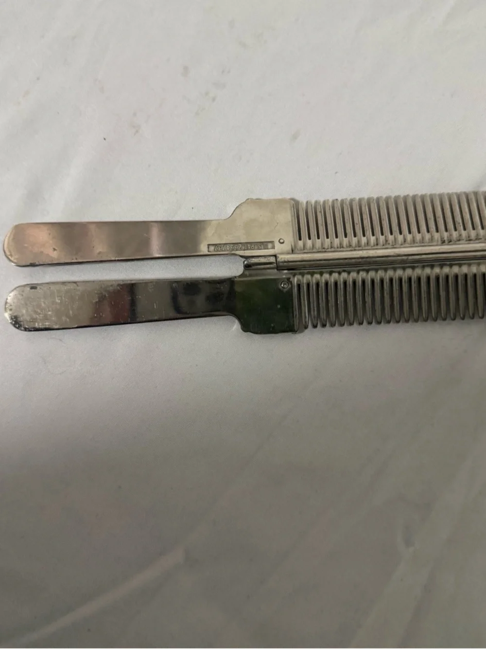 40s Vintage Life Wave Comb Retro Hair Styling Tool Barber Chrome Plated Steel